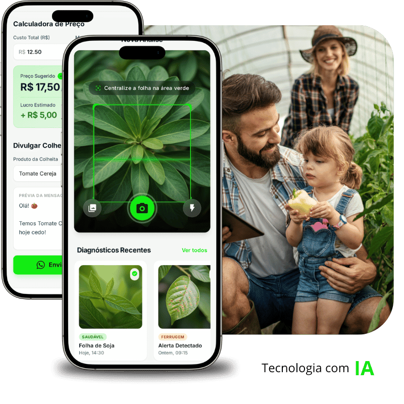 Diagnóstico e Inteligência Artificial para a agricultura familiar